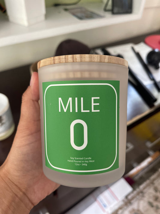 MILE 0 12oz candle