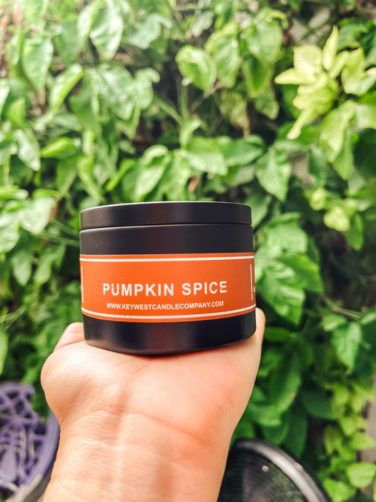 Pumpkin Spice 8oz Travel Tin - Key West Candle Co.