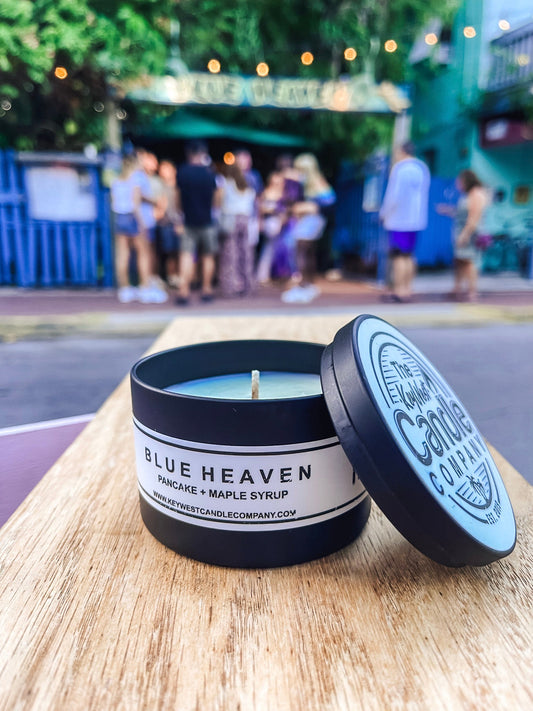 Blue Heaven - Pancakes + Maple Syrup 8 oz. Candle - Key West Candle Co.